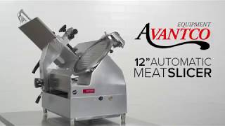 Avantco Automatic Meat Slicer [upl. by Eide729]