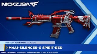 M4A1SilencerG SpiritRed  CROSSFIRE China 20 [upl. by Delanty]