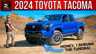 The 2024 Toyota Tacoma TRD Is A Multifaceted Sport Truck With Baby Tundra Vibes [upl. by Orfinger912]