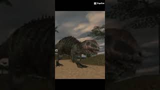 Ark carcha vs giga carnivores carnivoresdinosaurhunter dinosaur carcharodontosaurus [upl. by Bartlet]