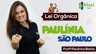 Lei Orgânica de Paulínia  SP  Maxi Legis I Profª Paula Bidoia [upl. by Koh]