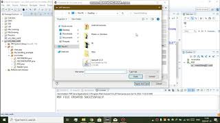 HOW TO ADD ITEXT PDF INTO JAVA ECLIPSE PROGRAM [upl. by Amarette210]