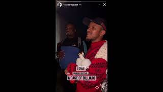 Kabza de small funny moment with Cassper Nyovest Billiato 🍾😂😂 [upl. by Ybor]