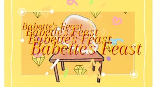 Babettes Feast  PTide【prodWICSTONE】 [upl. by Nahgam]