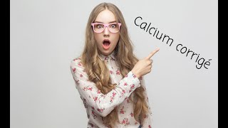 Comment calculer le calcium corrigé أسئلة وأجوبة بيولوجي في الصحة العمومية [upl. by Chandless]