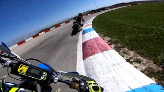 Manu Cabello  TM SMX 450 FI GoPro Hero 7 Black SUPERMOTO POV [upl. by Hniht]