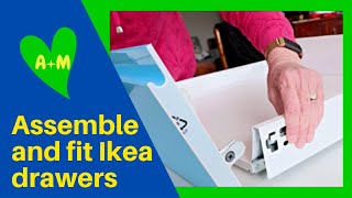 How to assemble and fit Ikea kitchen drawers [upl. by Ygiaf]