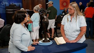 Preview Edward Onslow Ford Bronze ca 1885  Vintage Wichita  ANTIQUES ROADSHOW  PBS [upl. by Kho]