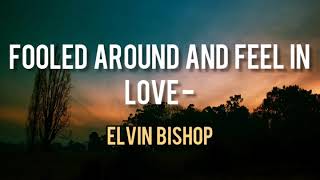 Elvin Bishop  Fooled Around and Feel in Love LYRICS [upl. by Sidoon]