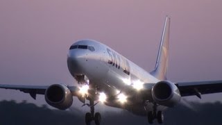 Skymark Airlines JA73NN Boeing 73781D takeoff Ibaraki Airport RWY03L [upl. by Madi]