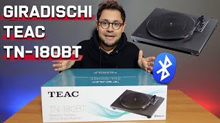 Giradischi bluetooth quoteconomicoquot Teac TN180BT  Unboxing e Recensione [upl. by Roderica]