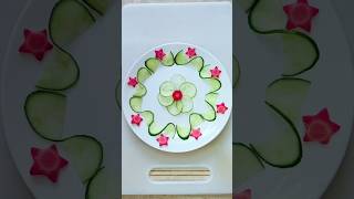 learn how to make salad easy salad vegetablecarving carving cuttingskills shortstrending art [upl. by Mei176]