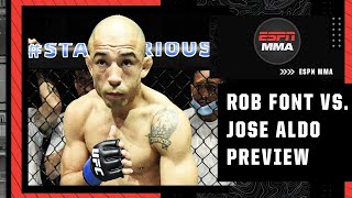 What’s at stake for Rob Font and Jose Aldo at UFCVegas44  ESPN MMA [upl. by Worthington413]