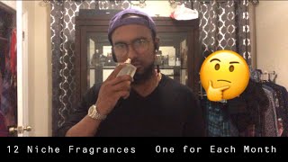 12 Niche Fragrances One for Each Month  Tag Video [upl. by Naves710]