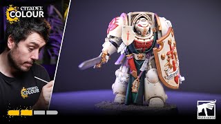 How to Paint a Dark Angels Deathwing Terminator in 10 Paints  Intermediate Level  Warhammer 40000 [upl. by Htebiram]