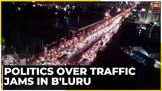 Bengaluru Traffic Jams Politics Erupts Over Massive Traffic Jams BJP Blames Siddu Govts Inaction [upl. by Akehsay299]