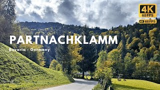 Partnachklamm GarmischPartenkirchen Bavaria Germany 4K Walking Tour [upl. by Janeczka]