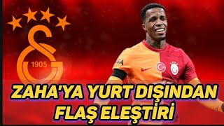 ZAHAYA YURT DIÅINDAN FLAÅ ELEÅTÄ°RÄ°  Son dakika Galatasaray Haberleri [upl. by Retrak1]