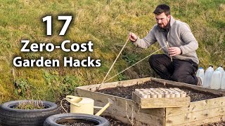 17 Brilliant FREE Vegetable Gardening Hacks  More Food for Less Effort [upl. by Akeber]