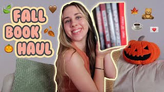 FALL BOOK HAUL 📚 book shopping for books to read this fall [upl. by Bertrando]