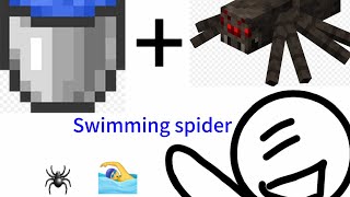 Swimming spider [upl. by Ttessil]