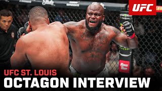 Derrick Lewis Octagon Interview  UFC St Louis [upl. by Brewster]