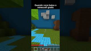 Eis que você Baixa a versão Gratuita do Minecraft foryou minecraft [upl. by Damiani537]