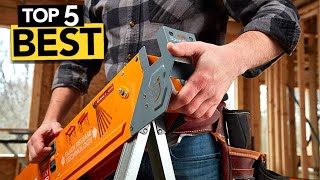 ✅ TOP 5 Best Folding Sawhorse  2024 Buyers Guide [upl. by Gifford]