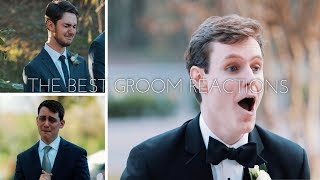 The BEST Compilation of Emotional Groom Reactions Seeing Their Brides [upl. by Hedva]