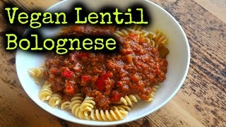 Vegan Lentil Bolognese [upl. by Edyak]