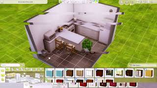 Sims 4  Glitchy White Kitchen Build sims4build [upl. by Johns]