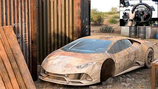 Rebuilding Lamborghini Huracan Evo  Forza Horizon 5  Logitech G29 Gameplay [upl. by Di498]