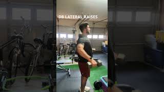 Finish off with DB Lateral Raises for shoulder definition and stability [upl. by Riva]