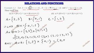 TN New Syllabus 10th MathsChapter 1 Relations And Functions Example 13 [upl. by Chuch948]