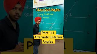 Lines and Angles  Part11 Alternate Interior Angles maths k2institute [upl. by Ydnarb]