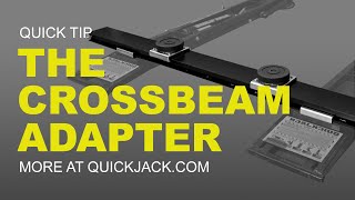 More QuickJack Accessories The Crossbeam Adapter [upl. by Ozmo145]