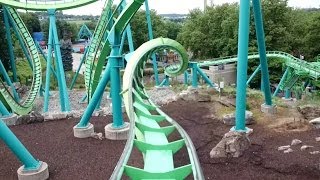 Hydra Front Seat POV 2014 FULL HD Dorney Park [upl. by Junia737]