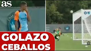 CEBALLOS marca el GOL de la PRETEMPORADA y deja a COURTOIS FLIPANDO [upl. by Maryann]