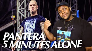 THEY RIPPED THIS Pantera  5 Minutes Alone Official Music Video  REACTION [upl. by Ahsinam]