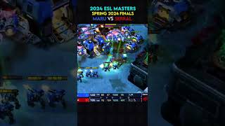 Maru vs Serral  Grand Final ESL SC2 Masters Spring 2024 Highlight 8 Shorts Starcraft [upl. by Atinniuq]