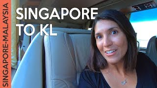 Singapore to Kuala Lumpur by bus  Malaysia immigration ALL DETAILS [upl. by Dadirac452]