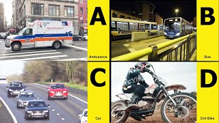 ABC Vehicles name in English  Learn Alphabet with Vehicles name  Learn English [upl. by Byrle]