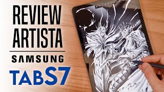 NADA QUE ENVIDIAR AL IPAD La mejor tablet android para dibujar  Review artista SAMSUNG TAB S7 [upl. by Ume478]