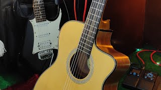 Valencia VA434CE Electro Classical Guitar Unboxing and Sound test [upl. by Ydor983]