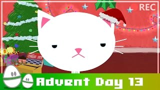 Cat Face Christmas Message  Advent Day 13 [upl. by Irdua635]