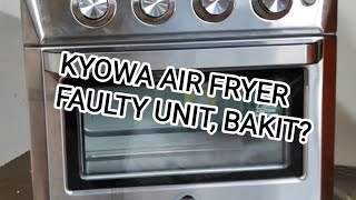 KYOWA AIR FRYER OVEN KW3860 FAULTY ROTISSERIE UNIT [upl. by Idnar347]