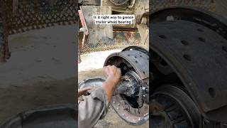 Is it right way to grease wheel bearing grease bearing trailer restoration amazingtechnology [upl. by Esinaj454]