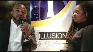 Interview with Arly Lariviere for the launch of his perfume quotIllusionquot [upl. by Acissehc]