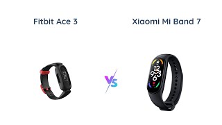 Fitbit Ace 3 vs Xiaomi Mi Band 7 Which Activity Tracker is Worth it [upl. by Adhamh]