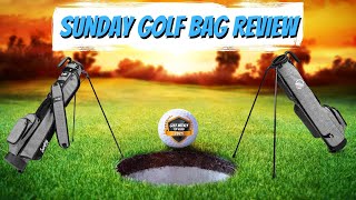 The Sunday Golf Loma Bag Review  Why You Dont Need Your Full Size Golf Bag All The Time [upl. by Valdis799]